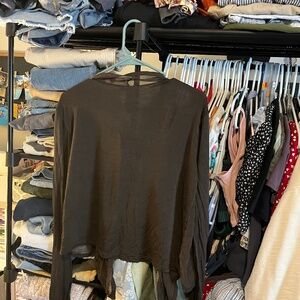 Witboy women’s M black sheer cardigan